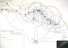 POSITION DES FORT DE LA LIGNE MAGINOT